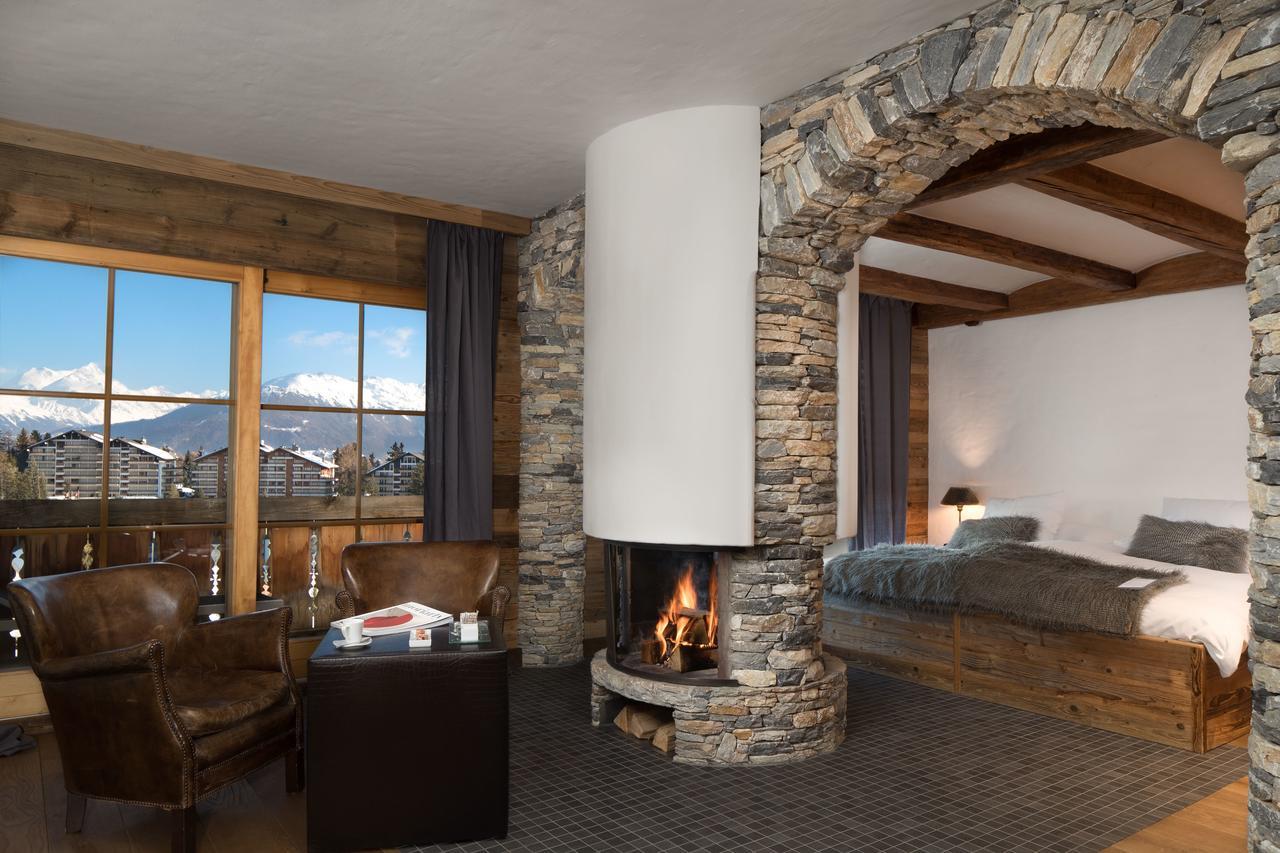 Hostellerie Du Pas De L'Ours "Relais Et Chateaux" Crans-Montana Eksteriør billede