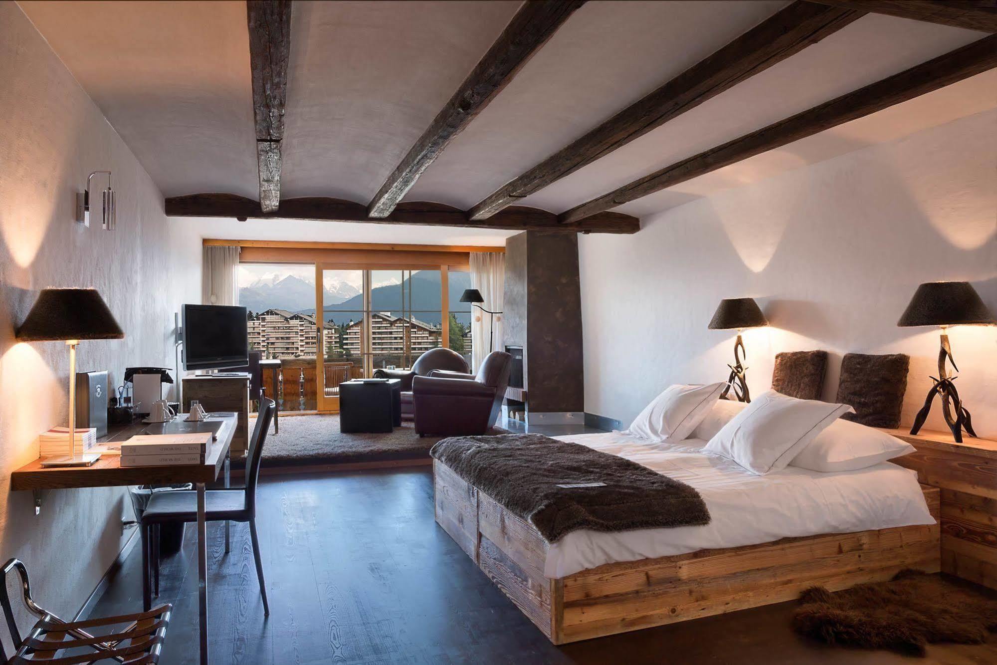 Hostellerie Du Pas De L'Ours "Relais Et Chateaux" Crans-Montana Eksteriør billede